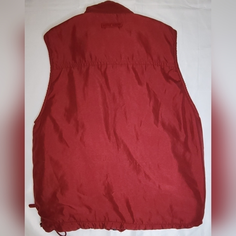 Radius Full Zip Reversible Red and Gray Drawstring Vest Boy's Small - Picture 4 of 12